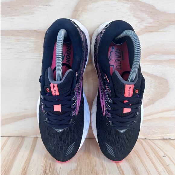 Brooks - Adrenaline GTS 19 - Running Shoes - Black - Women's - 8(B) -1202841B080 - Picture 7 of 9